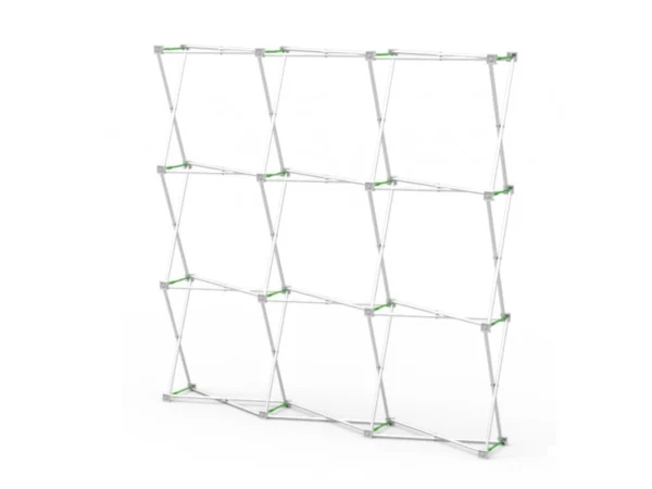 8 ft Straight expanding pop-up display stand with front graphic printing - Image 6