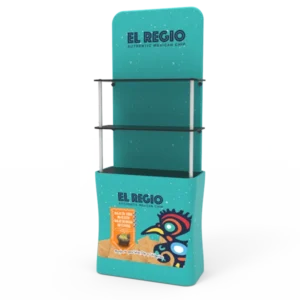 Display stand with shelves