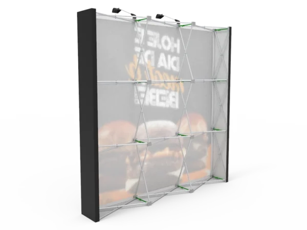 8 ft Straight expanding pop-up display stand with front graphic printing - Image 5