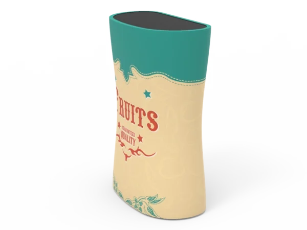 Tapered Trade Show Counter with Fabric Printing - Image 4