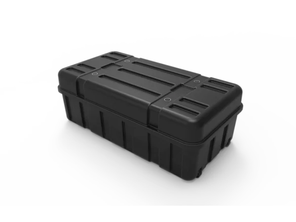 Convertible shipping case to podium with printed fabric - Image 6