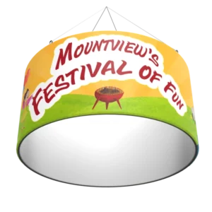 Trade Show Hanging Banner - Circle