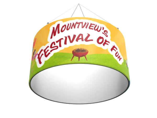 Trade Show Hanging Banner - Circle