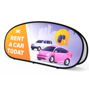 Set of 1 horizontal pop-up A-Frame banner
