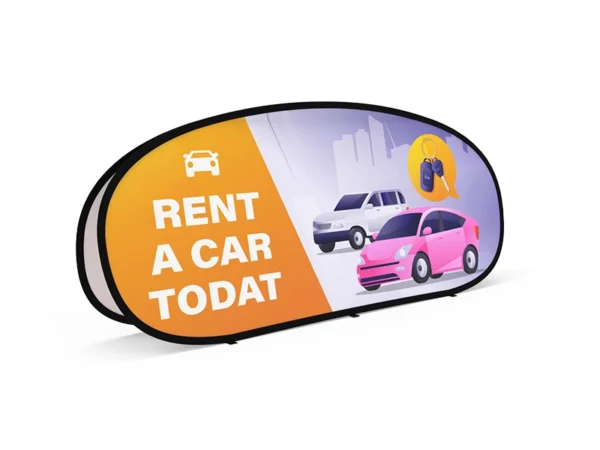 Set of 1 horizontal pop-up A-Frame banner - Image 3