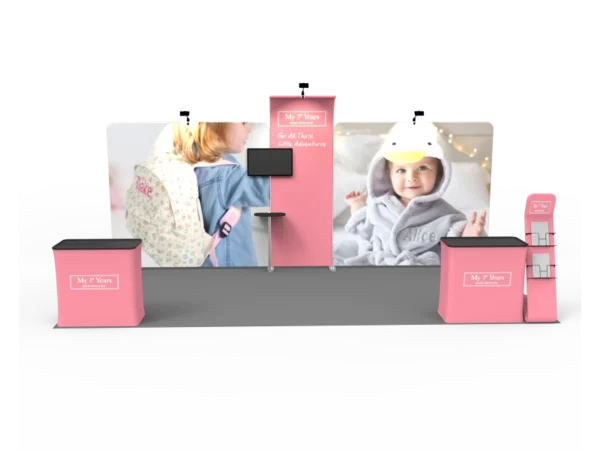 10 x 20 ft Portable Exhibit Kit 04