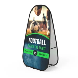 Set of Large Vertical Pop Up A-Frame Banner