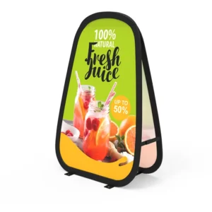 Set of 1 Small Vertical Pop Up A-Frame Banner