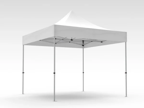 Blank Pop Up Canopy Tent 10x10ft - White - Image 3