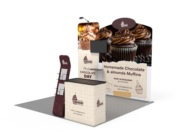 10 x 10 ft Portable Exhibit Kit 04