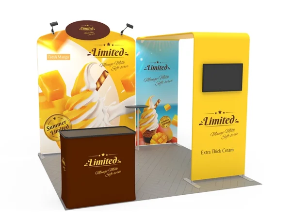 10 x 10 ft Portable Exhibit Kit 08