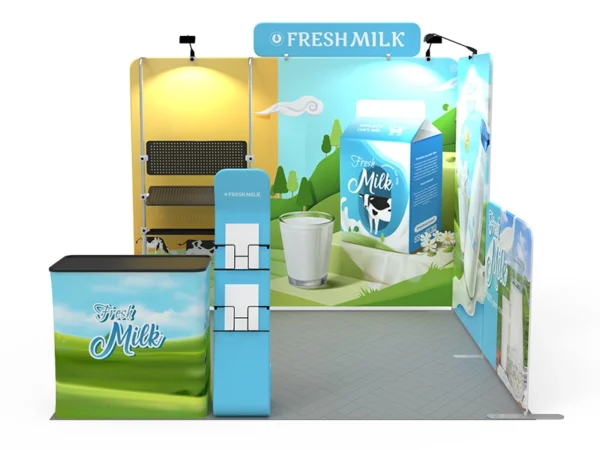10 x 10 ft Portable Exhibit Collection O