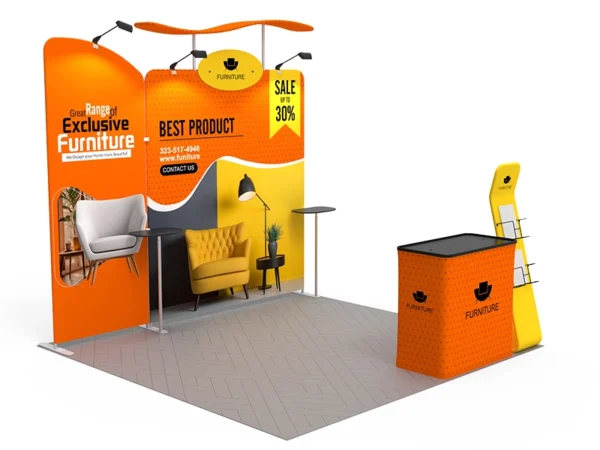 10 x 10 ft Portable Exhibit Collection R