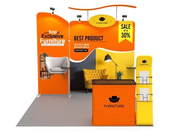 10 x 10 ft Portable Exhibit Collection R - Image 6