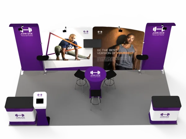 10 x 20ft Portable Exhibition Stand Display Booth 05 - Image 4