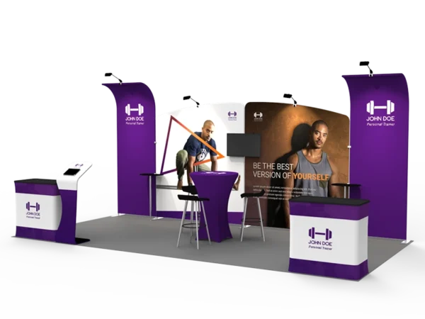 10 x 20ft Portable Exhibition Stand Display Booth 05 - Image 2