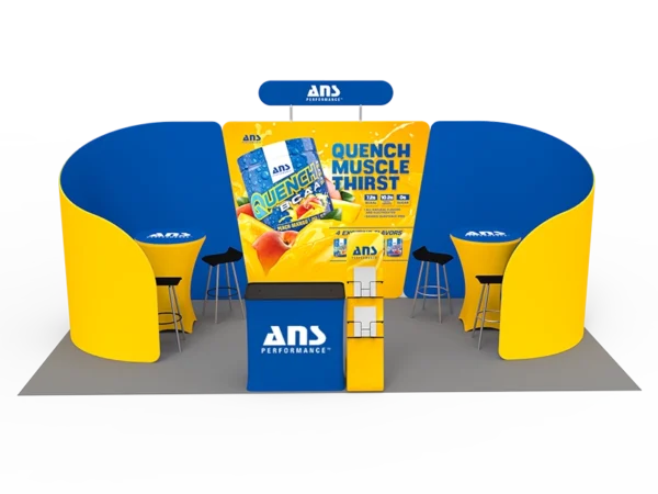 10 x 20 ft Portable Exhibit Kit 09