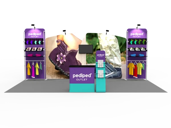 10 x 20 ft Portable Exhibit Kit 16