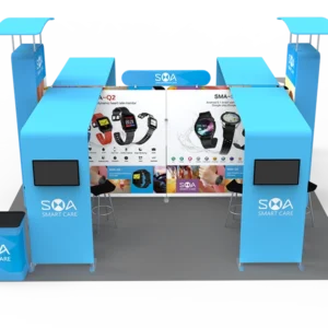 20 x 20 ft Portable Booth Kit 03