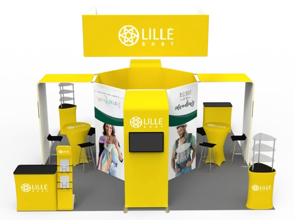 20 x 20 ft Portable Booth Kit 05