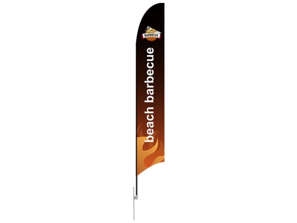 Feather Concave Flag - X-Large 17ft - with Ground Spike - Image 3
