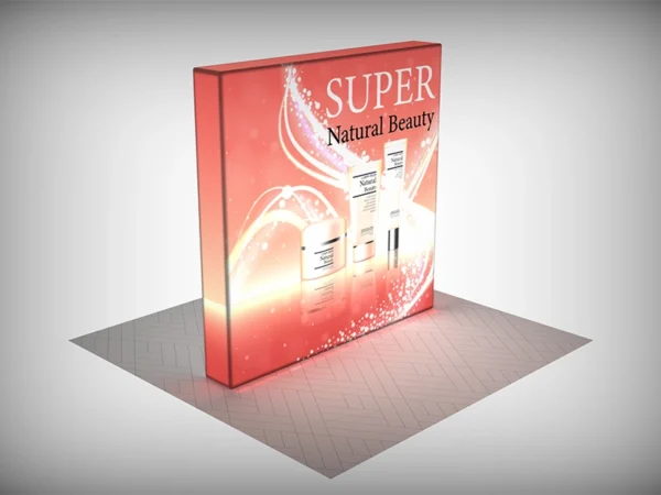 7.5 x 7.5 ft Straight corner freestanding LED backlit backdrop - Image 3