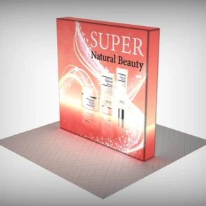 7.5 x 7.5 ft Straight corner freestanding LED backlit backdrop
