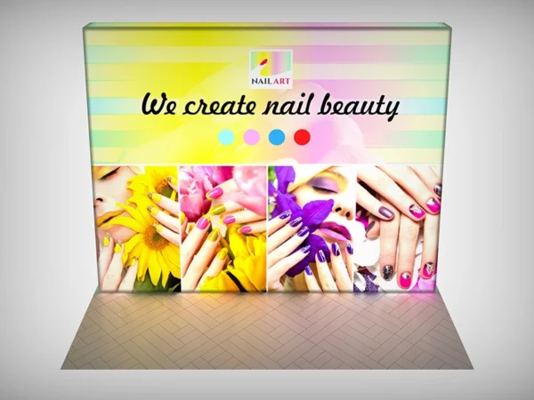 10 ft Freestanding LED backlit backdrop - Image 2