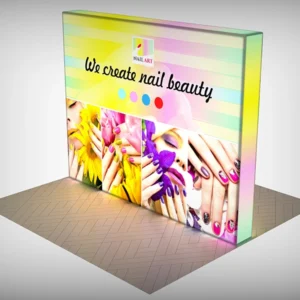 10 ft Freestanding LED backlit backdrop