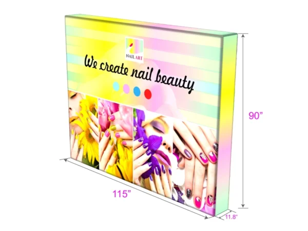 10 ft Freestanding LED backlit backdrop - Image 4