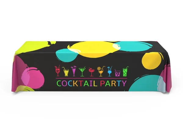 8 ft Loose fit table cover - Image 2