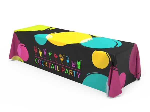 8 ft Loose fit table cover - Image 3
