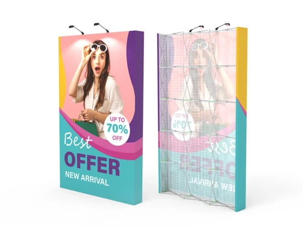 8 x 12 ft Straight pop-up banner display - Image 2