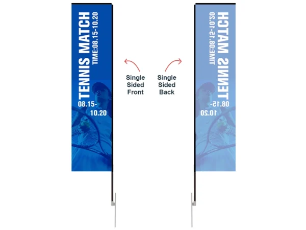 Rectangular Banner with Ground Spike - Image 4