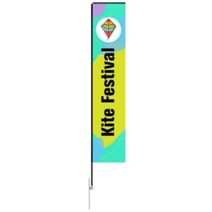 Rectangular Banner - X-Large 13ft - with Ground Spike