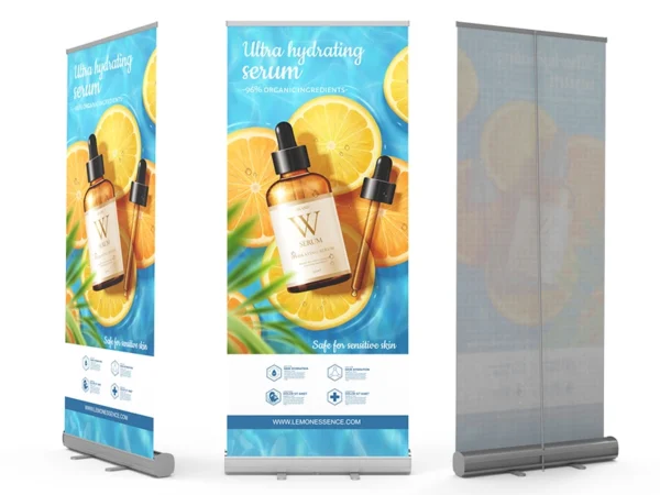 Standard Single Side Printed Roll Up Banner Stand - Image 4