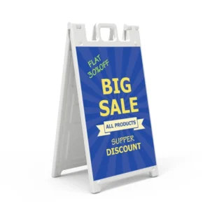 Sandwich Board A-Frame Sign - Premium