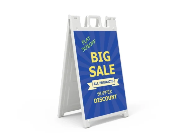 Sandwich Board A-Frame Sign - Premium