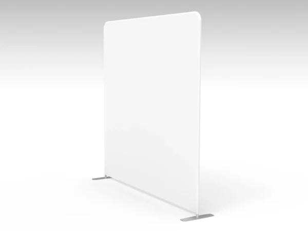8 ft straight tension fabric backdrop with 2-side white fabric - Image 3