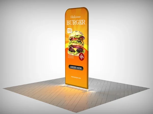 3 ft Freestanding LED backlit backdrop