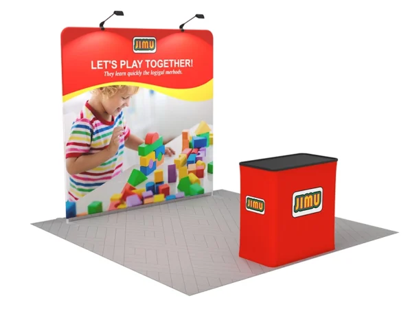 Custom Branded Straight 8ft trade show display kit 01 - Image 3