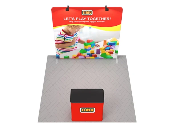 Custom Branded Straight 8ft trade show display kit 01 - Image 6