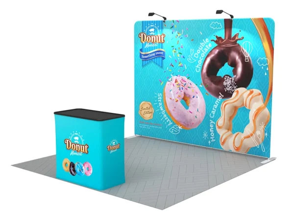 Custom Branded Straight 10ft trade show display kit 02