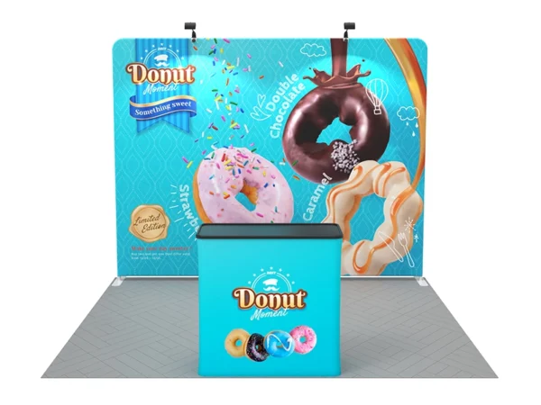 Custom Branded Straight 10ft trade show display kit 02 - Image 2