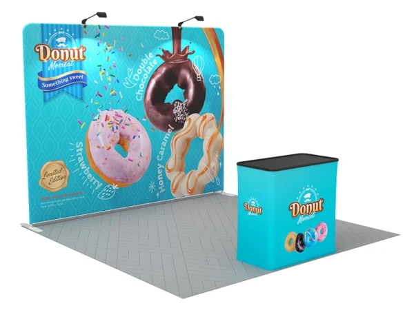 Custom Branded Straight 10ft trade show display kit 02 - Image 3