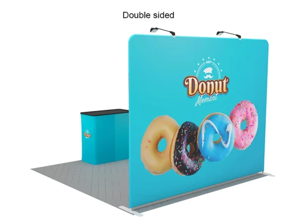 Custom Branded Straight 10ft trade show display kit 02 - Image 5