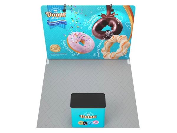 Custom Branded Straight 10ft trade show display kit 02 - Image 4