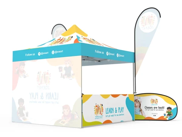 Pop-up Canopy 10x10ft Custom Package 11 - Image 3
