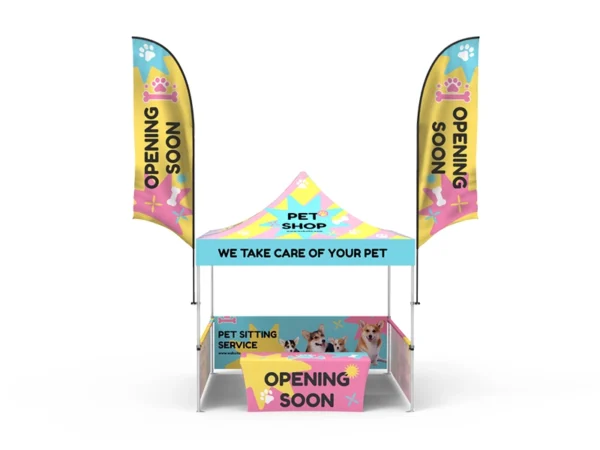 Pop-up Canopy 10x10ft Custom Package 14 - Image 5