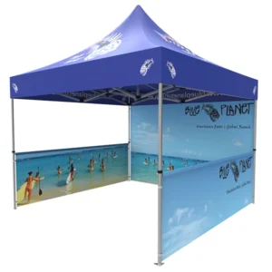 Pop-up Tent with Full Backwall and Side Panels